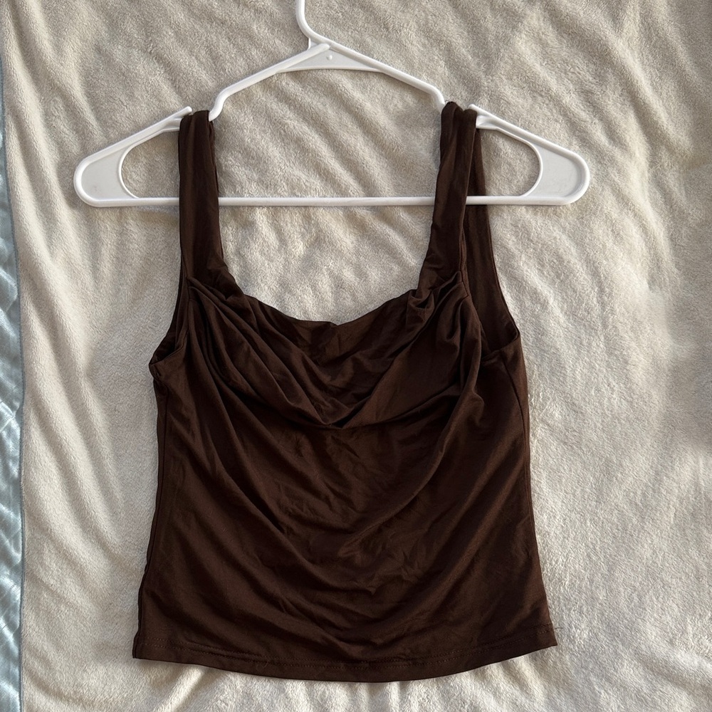 Elegant Brown Women's Top